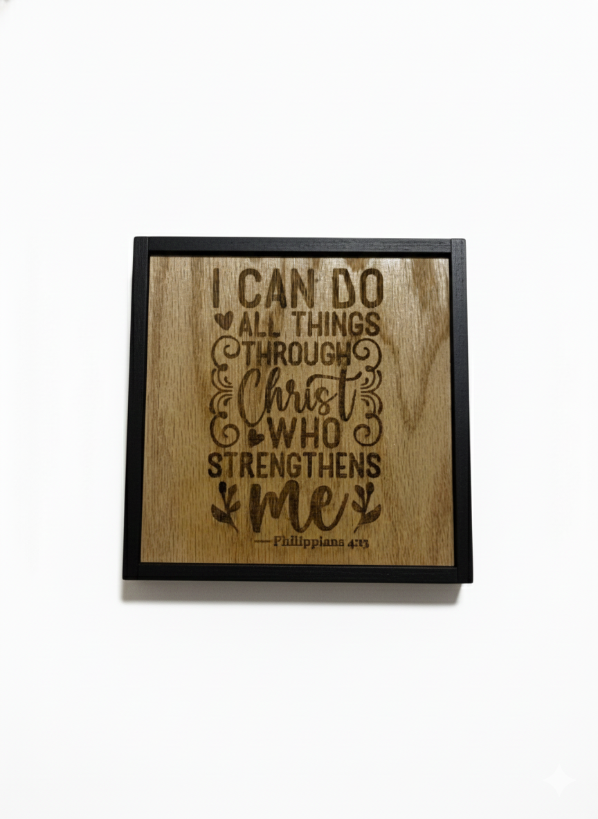 I Can Do All Things - Wooden Sign