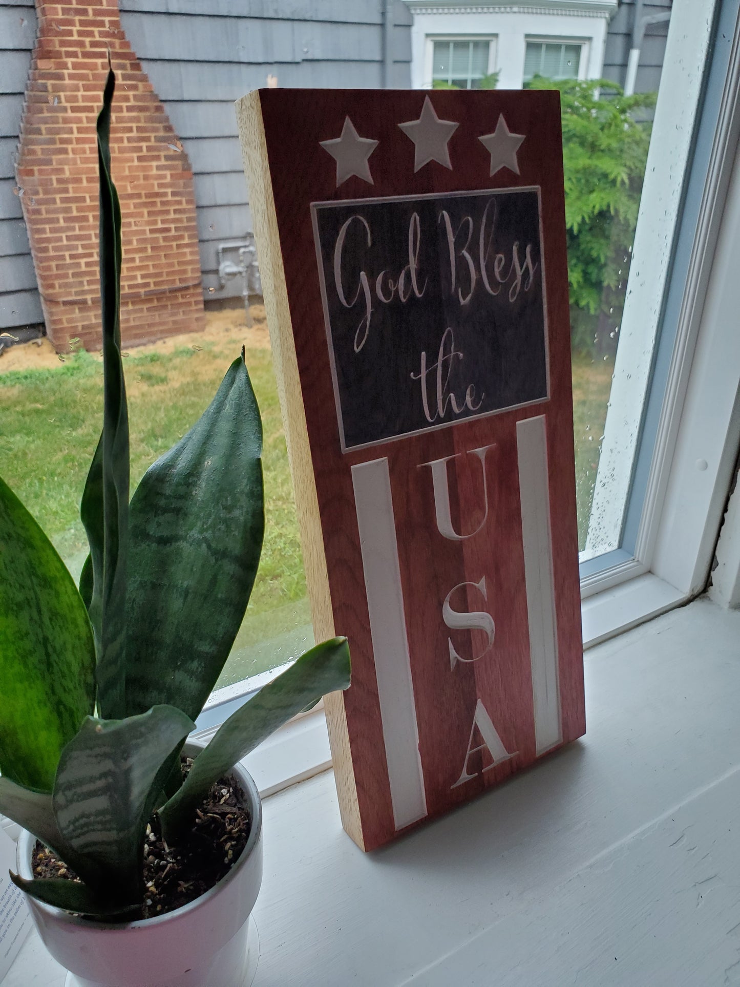 God Bless the USA Sign