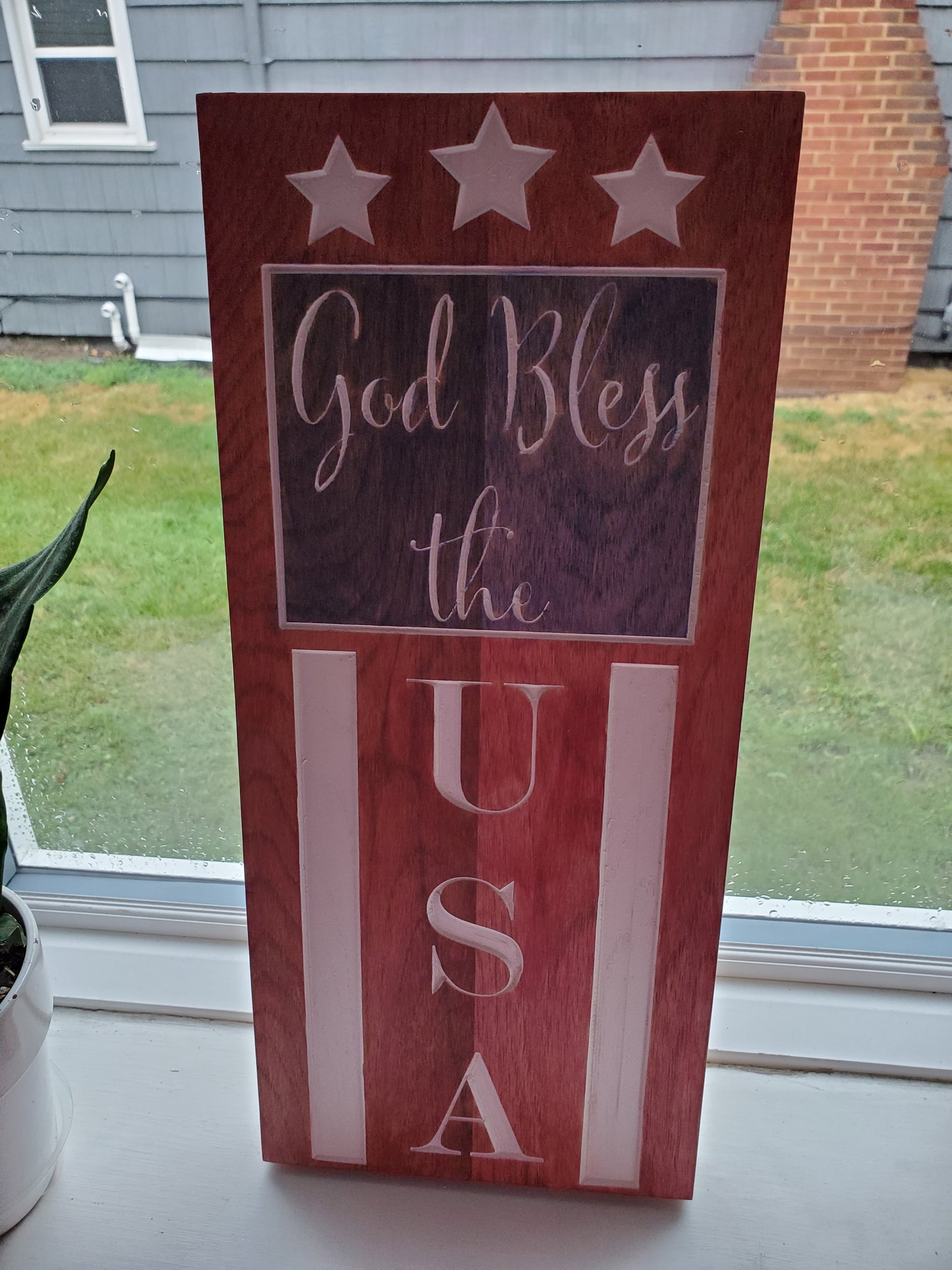 God Bless the USA Sign