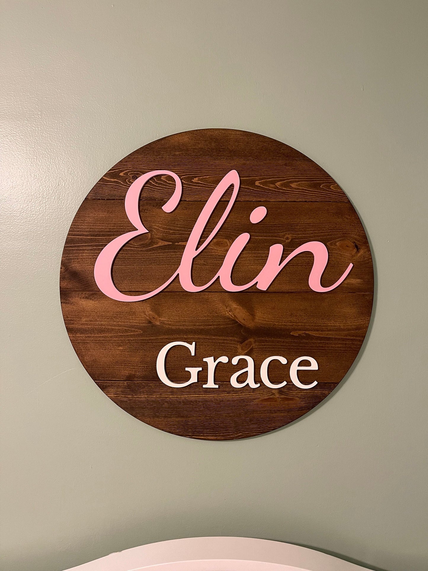 Nursery Name Sign