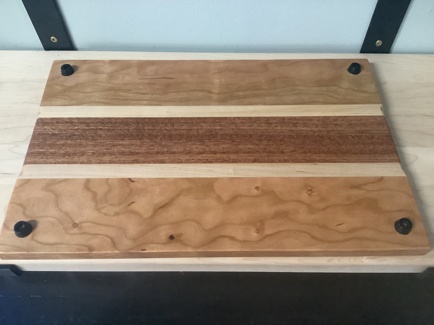 Cherry/Maple/African Mahogany Charcuterie Board