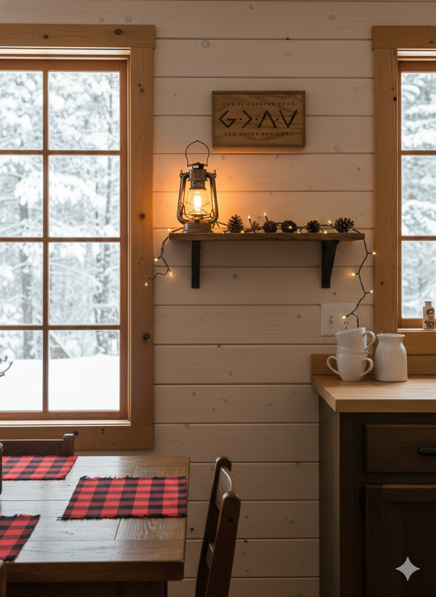 God is Greater Than the Highs and The Lows - 6"x10" Wooden Sign