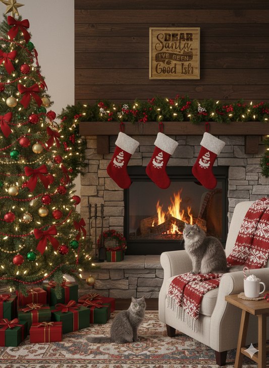 Dear Santa, I've Been Good(ish) - Wooden Sign