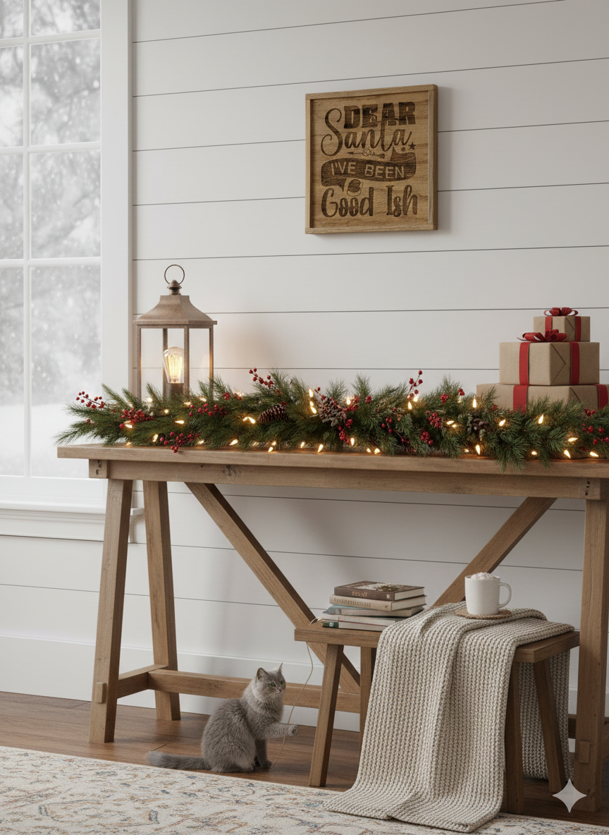 Dear Santa, I've Been Good(ish) - Wooden Sign