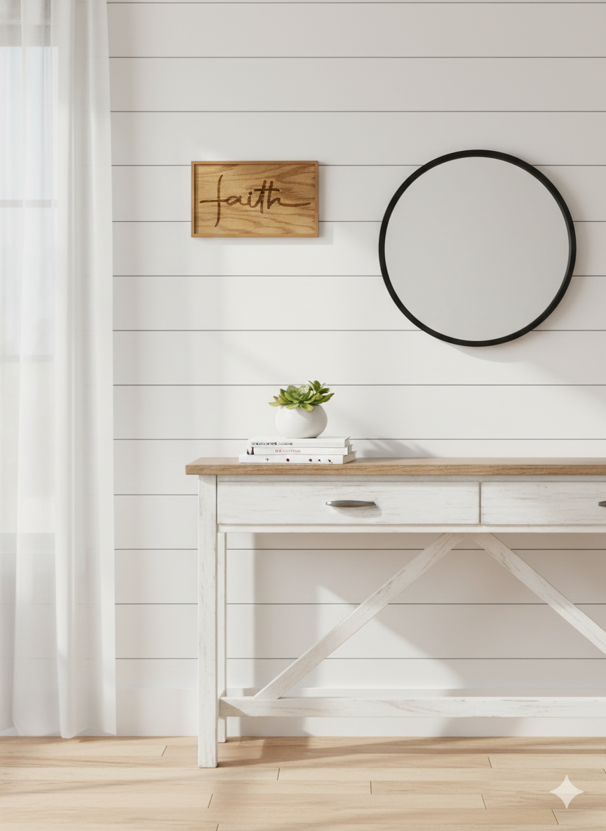 Faith - 6"x10" Wooden Sign