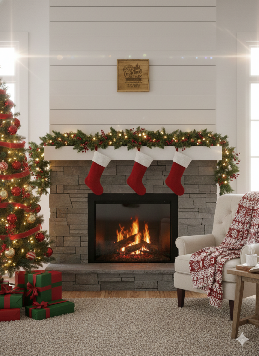 Farm Fresh Christmas Trees - Wooden Sign