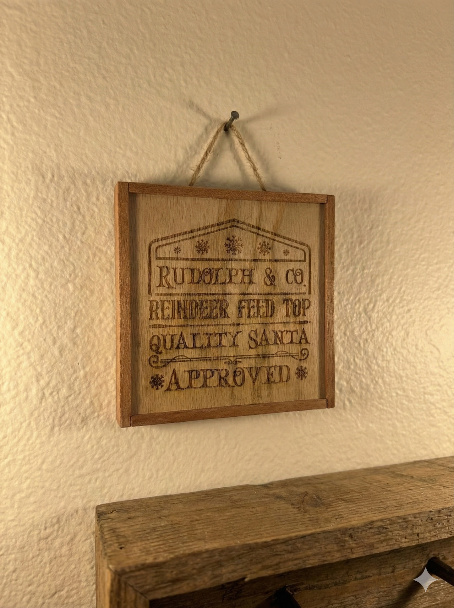 Rudolph & Co. - Wooden Sign