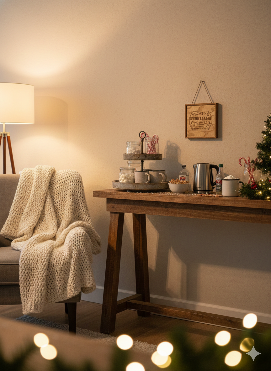 Frosty's Snowflake Cafe - Wooden Sign