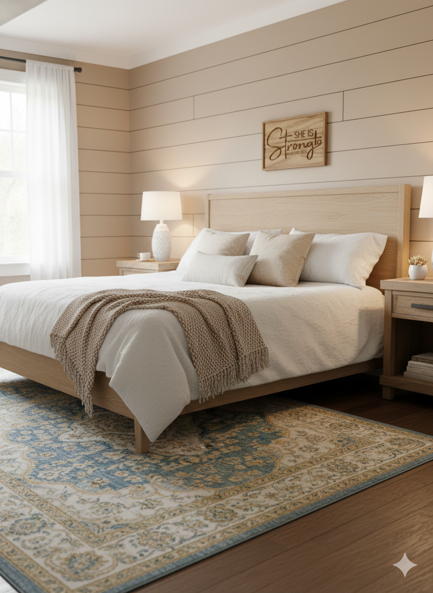 She is Strong - 6"x10" Wooden Sign