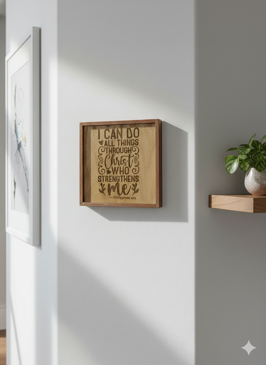 I Can Do All Things - Wooden Sign