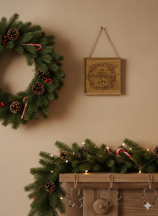 Gingerbread Bakery - Wooden Sign