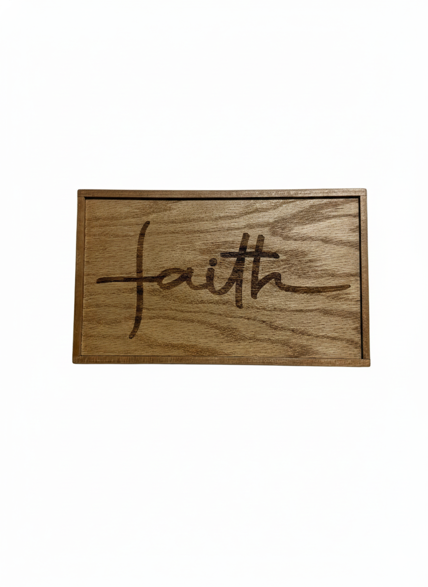 Faith - 6"x10" Wooden Sign