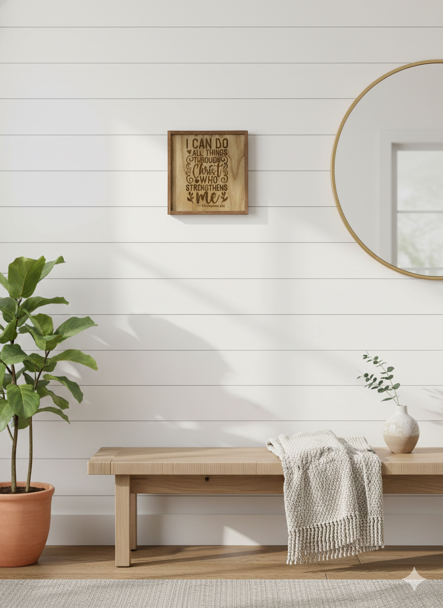 I Can Do All Things - Wooden Sign