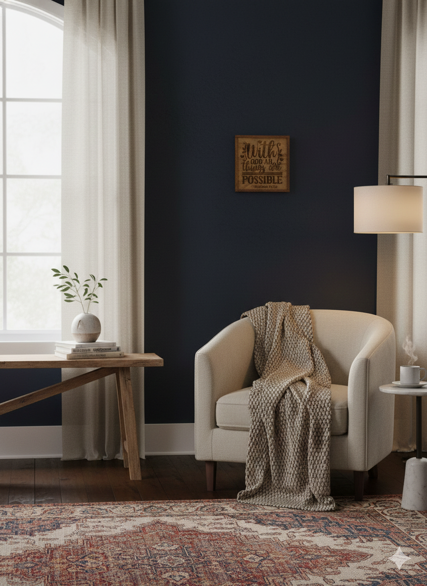 With God All Things are Possible - Wooden Sign