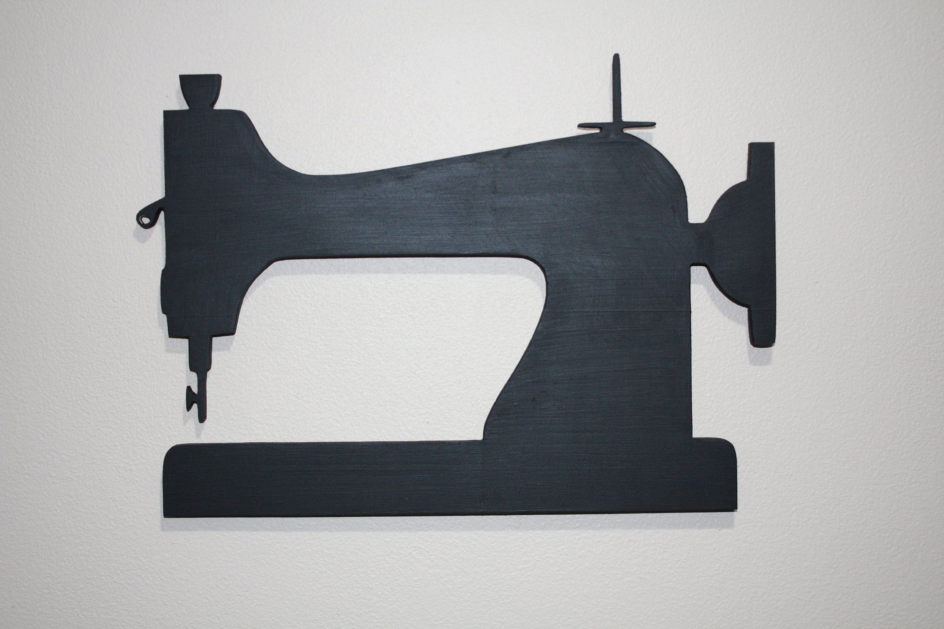 Wooden Sewing Machine Silhouette - 2