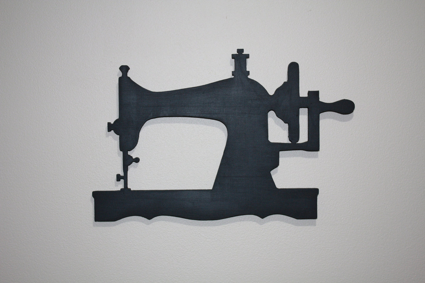 Wooden Sewing Machine Silhouette - 3