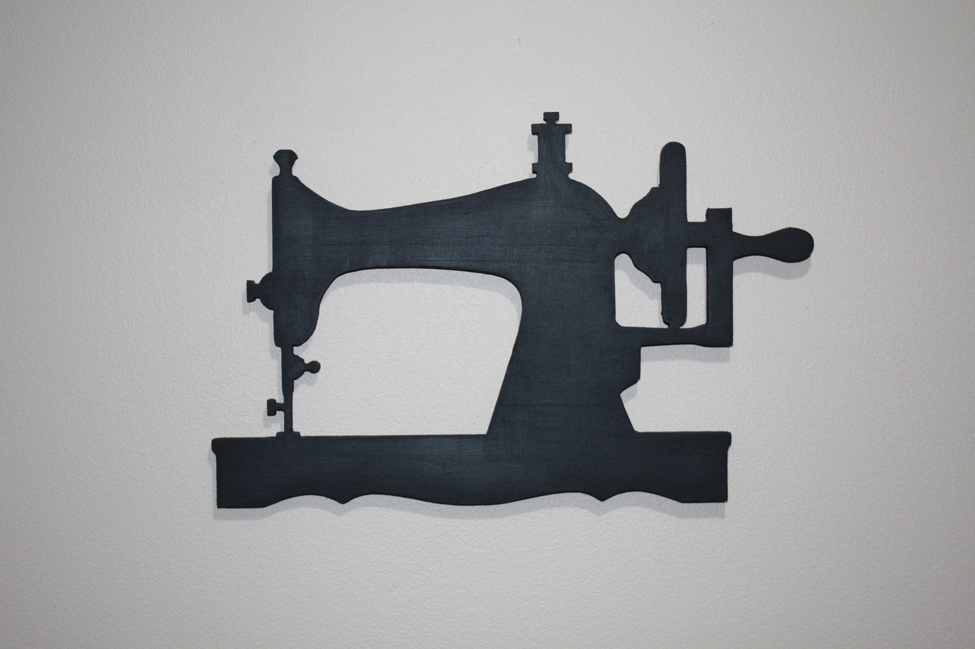 Wooden Sewing Machine Silhouette - 3