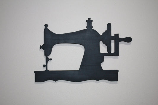 Wooden Sewing Machine Silhouette - 3