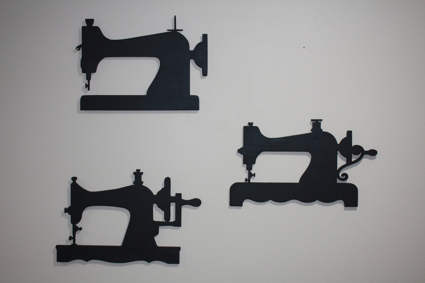 Wooden Sewing Machine Silhouette - 2