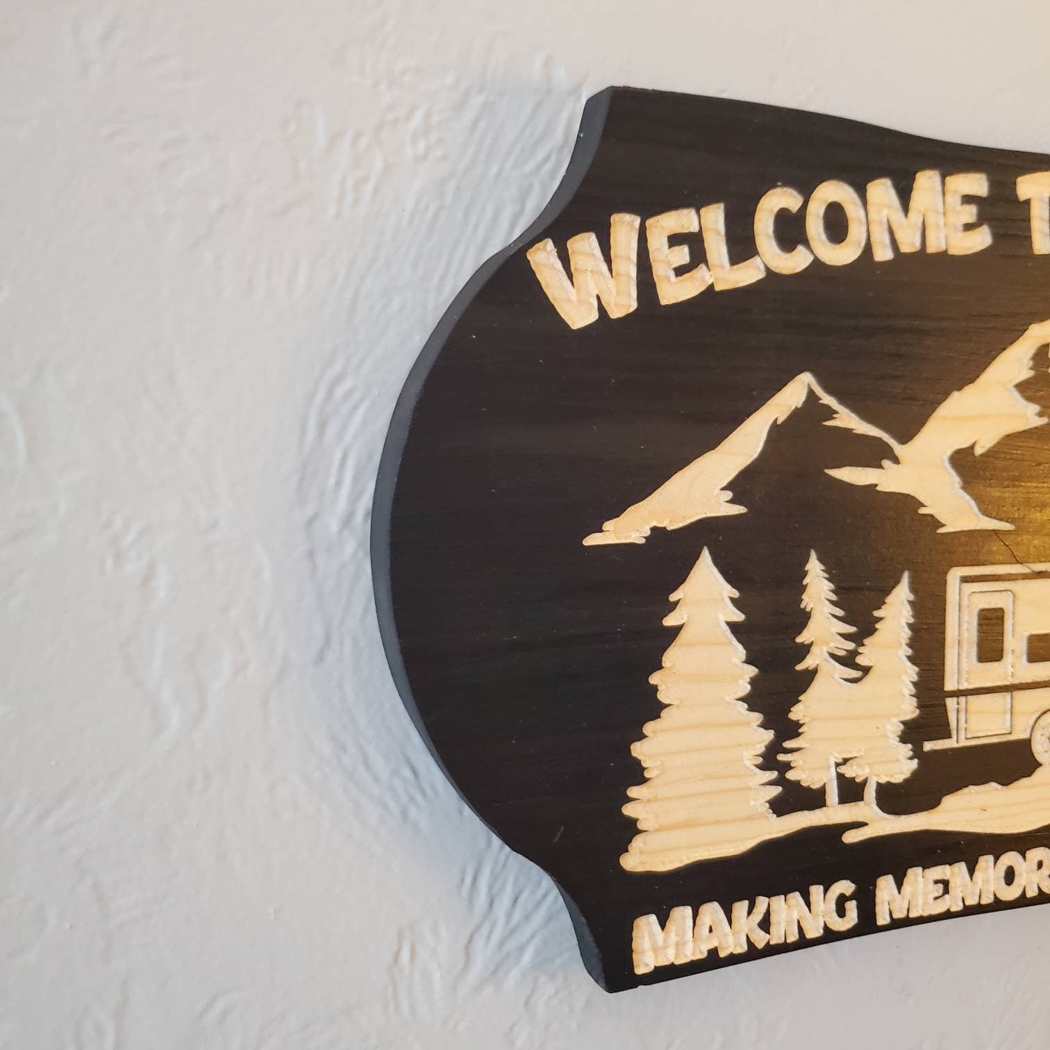 Welcome to Our Campsite Sign, RV Decor