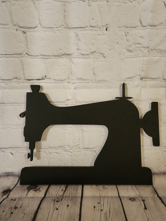Wooden Sewing Machine Silhouette - 2