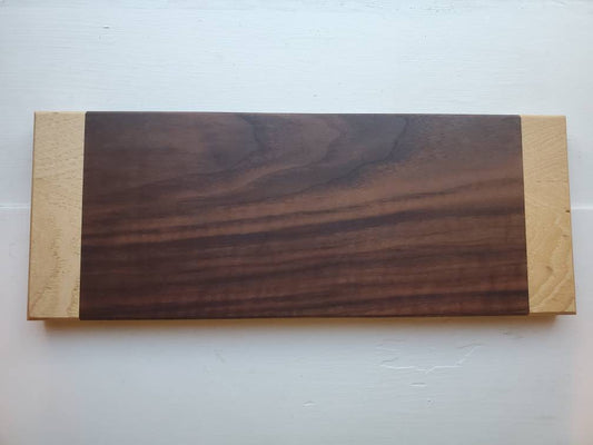 Solid Hardwood Charcuterie Board - White Oak & Walnut