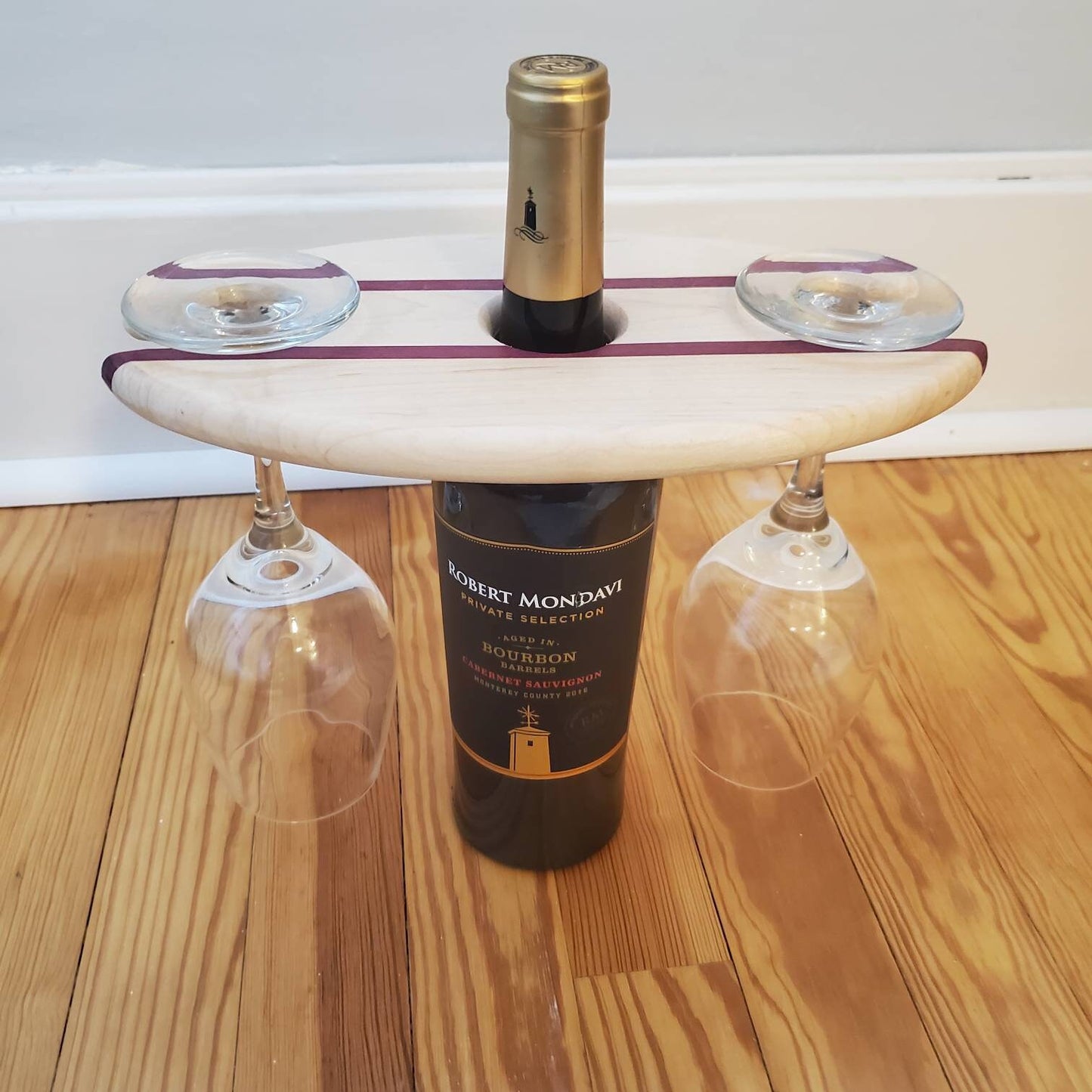 Wine Caddy - Maple Base