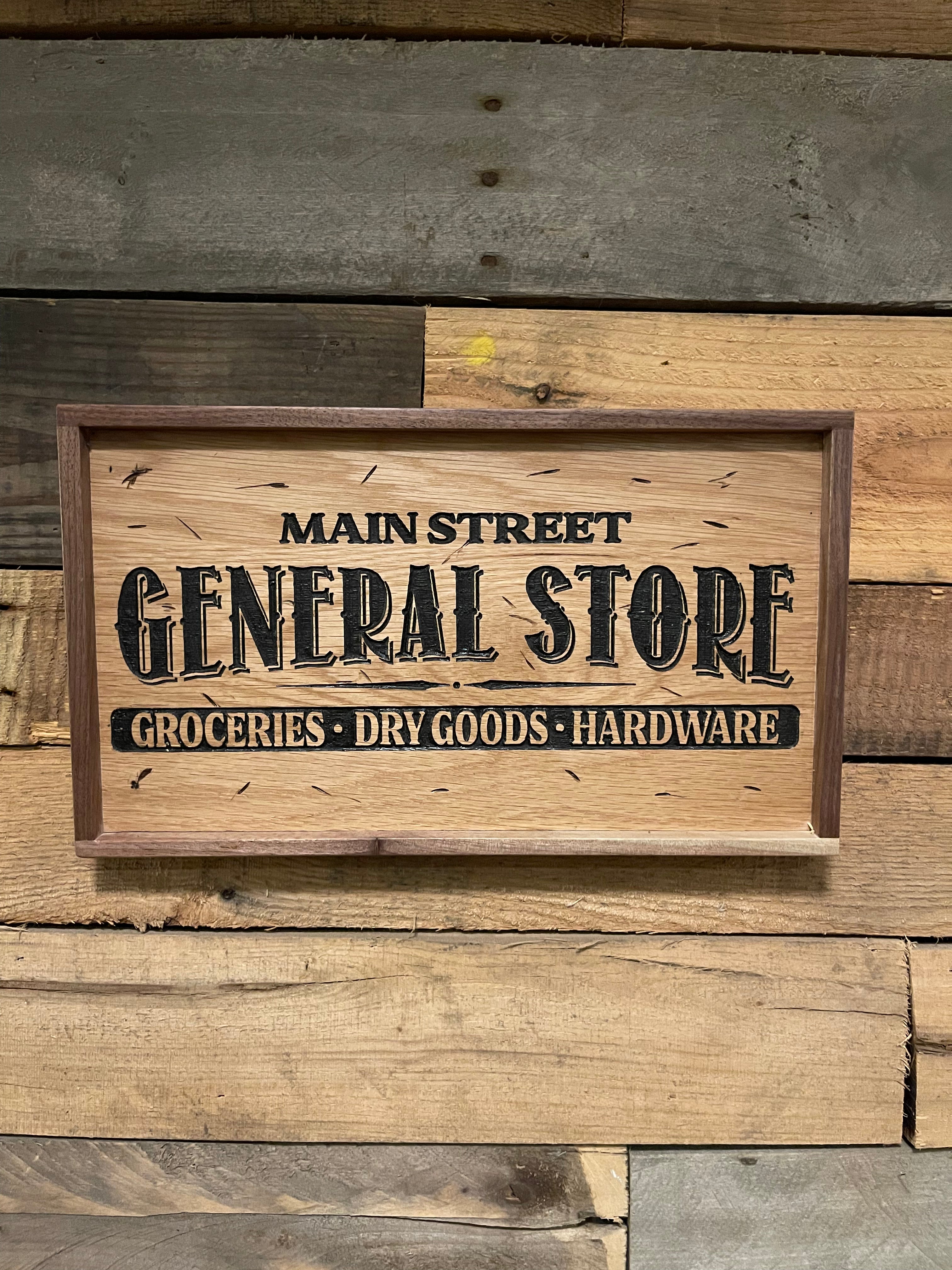 General Store Open Sign General Store Sign - Small – H&H Hardwoods