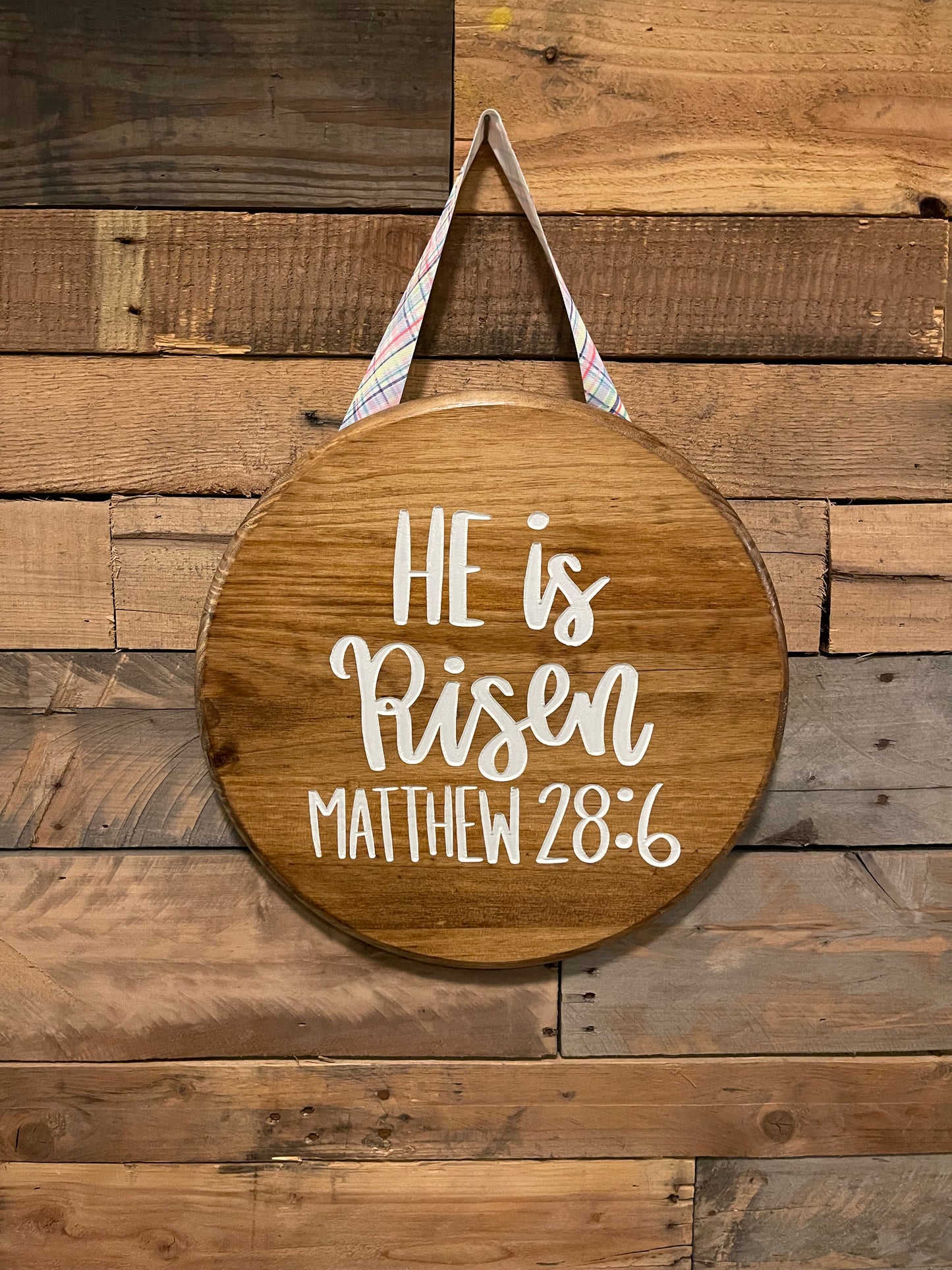 Easter Door Rounds 15” Easter Themed Rounds – H&H Hardwoods
